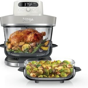 Ninja Crispi® Pro 6-in-1 Countertop Glass Air Fryer, Ash Gray